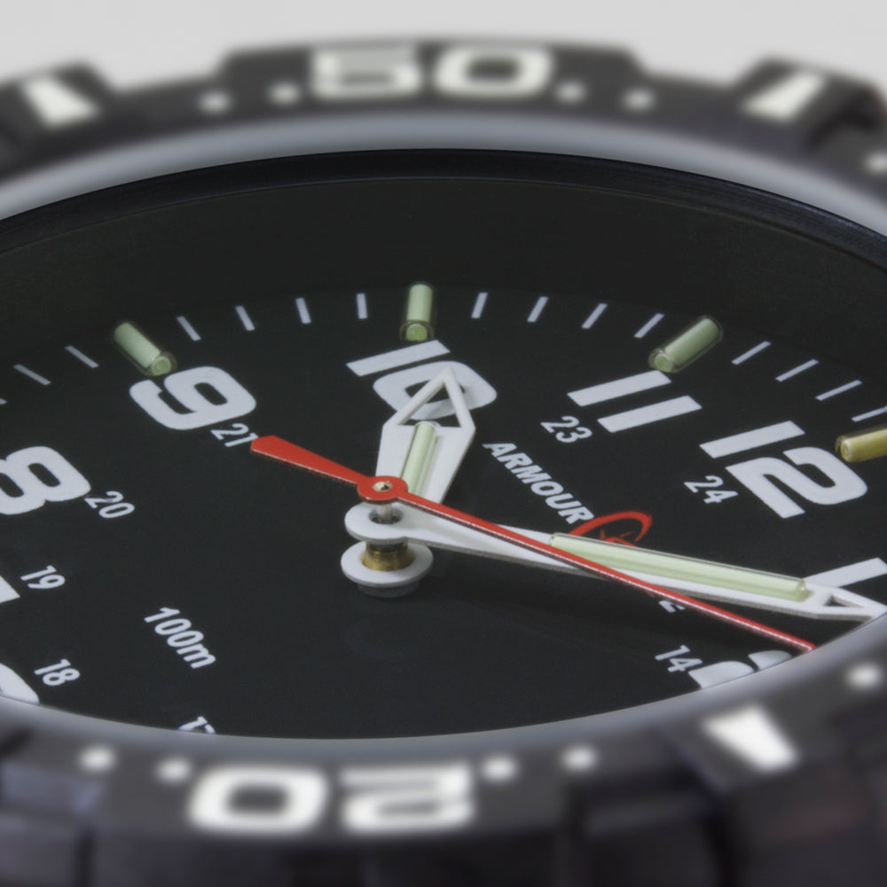 ArmourLite Operator Series AL1501 Swiss Made Tritium Illuminated Watch with Shatterproof Armourglass
