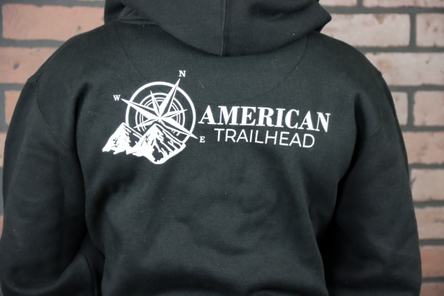 American Trailhead Logo Hoodie Black