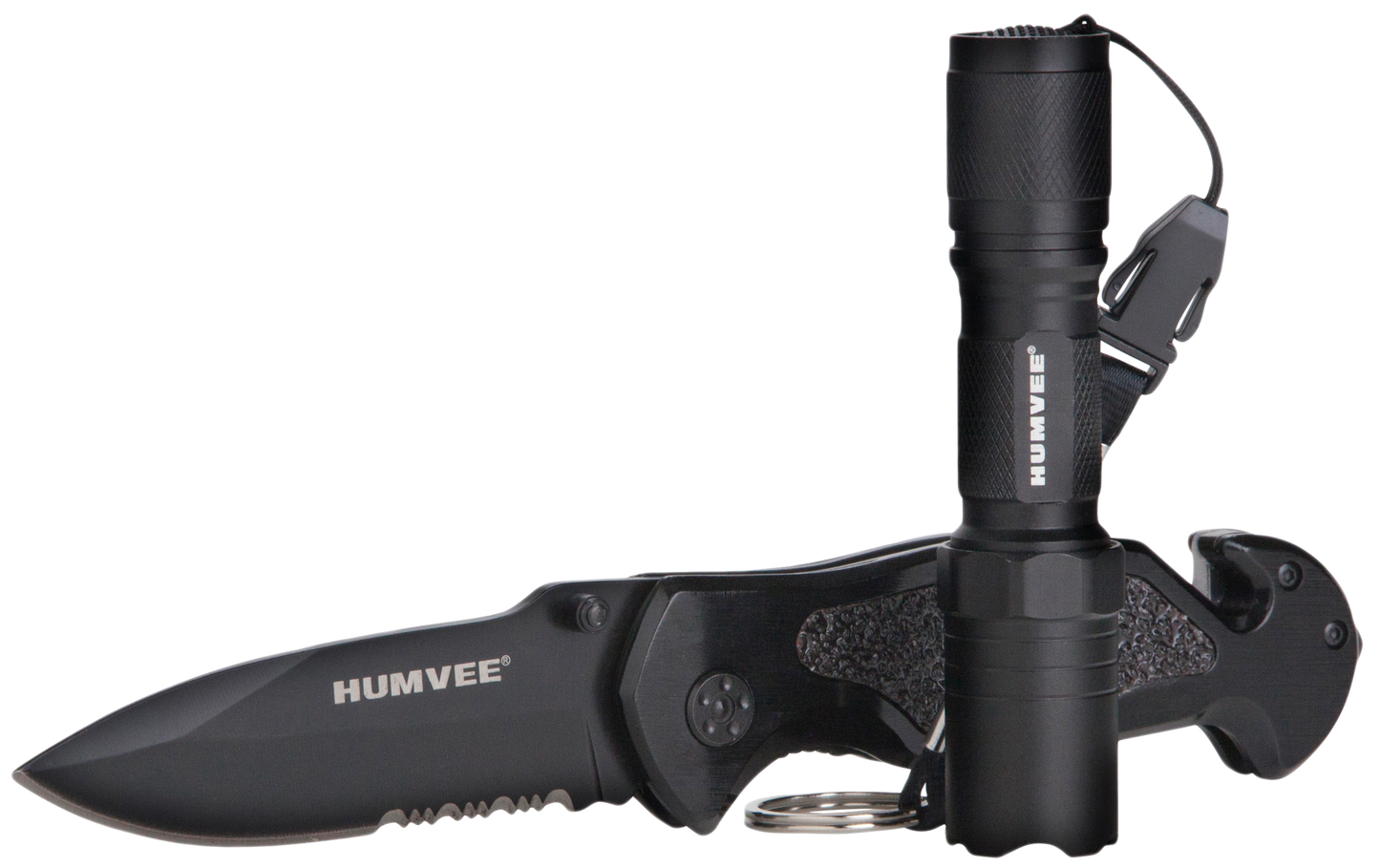 Humvee Accessories Adventure Gear Rescue Knife & Flashlight