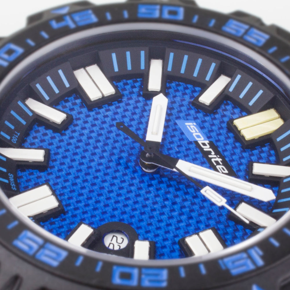 ArmourLite Isobrite ISO4001 Afterburner Blue T100 Tritium Illuminated Watch