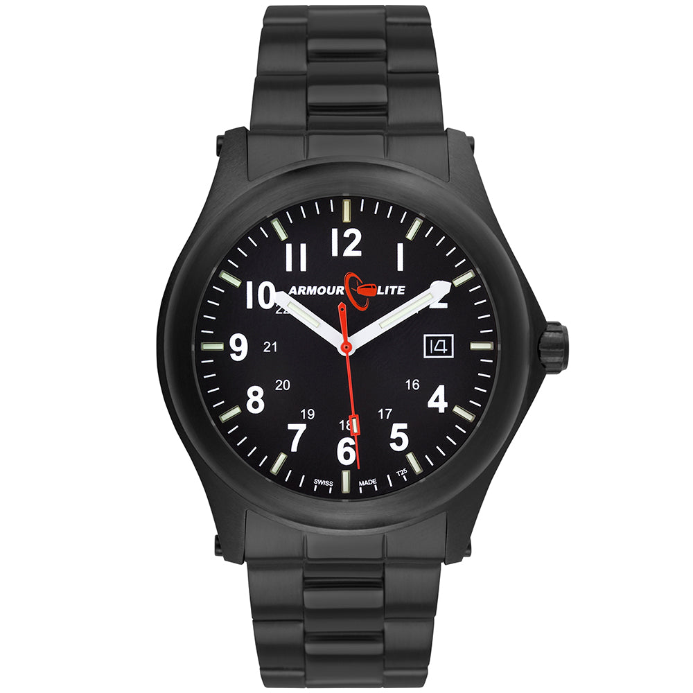 ArmourLite Field Series AL104 Swiss Made Tritium Illuminated Watch with Shatterproof Armourglass