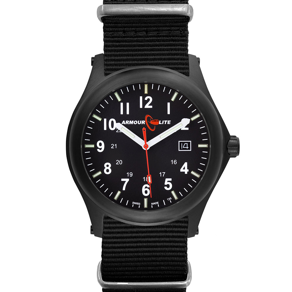 ArmourLite Field Series AL144 Swiss Made Tritium Illuminated Watch with Shatterproof Armourglass