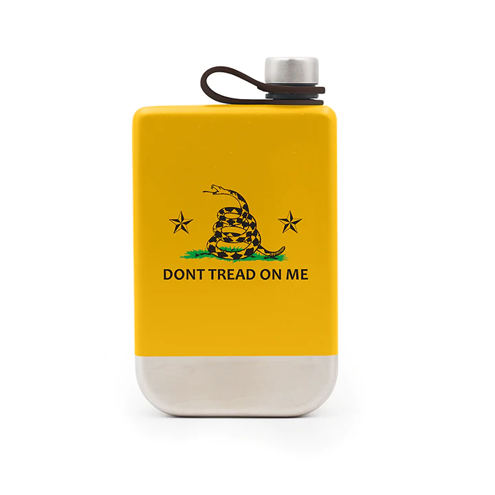 9oz Don't Tread on Me Whiskey Flask