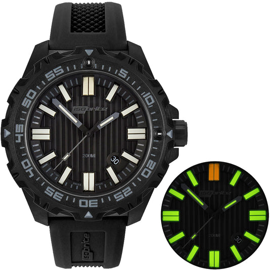 ArmourLite Isobrite ISO3003 Afterburner Black T100 Tritium Illuminated Watch