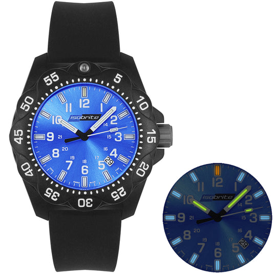 ArmourLite Isobrite ISO353 Valor 39.5mm Midsize Blue T100 Tritium Illuminated Watch