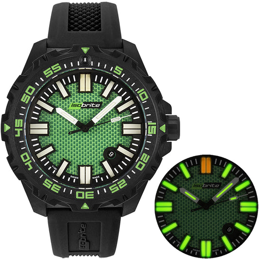 ArmourLite Isobrite ISO4002 Afterburner Green T100 Tritium Illuminated Watch