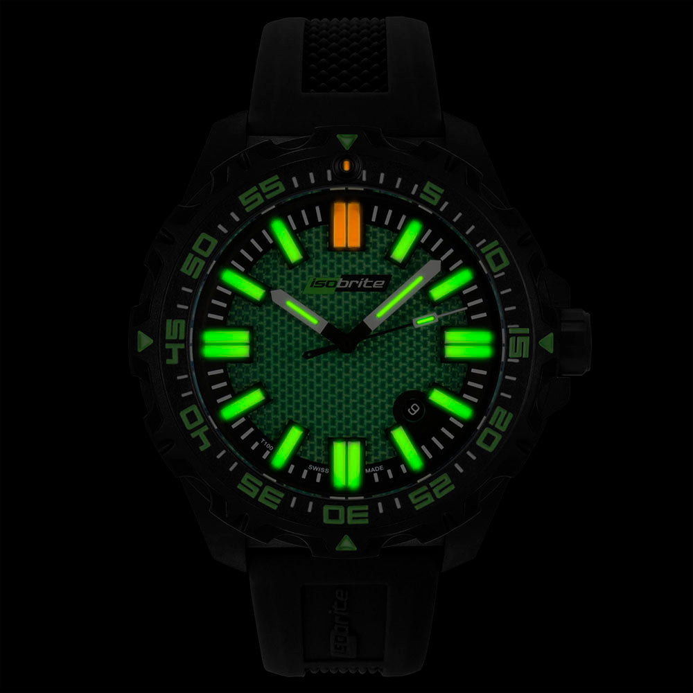 ArmourLite Isobrite ISO4002 Afterburner Green T100 Tritium Illuminated Watch