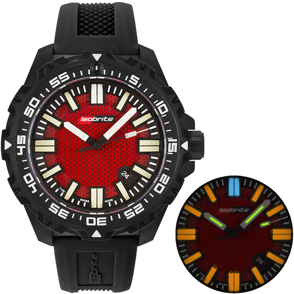 ArmourLite Isobrite ISO4003 Afterburner Red T100 Tritium Illuminated Watch