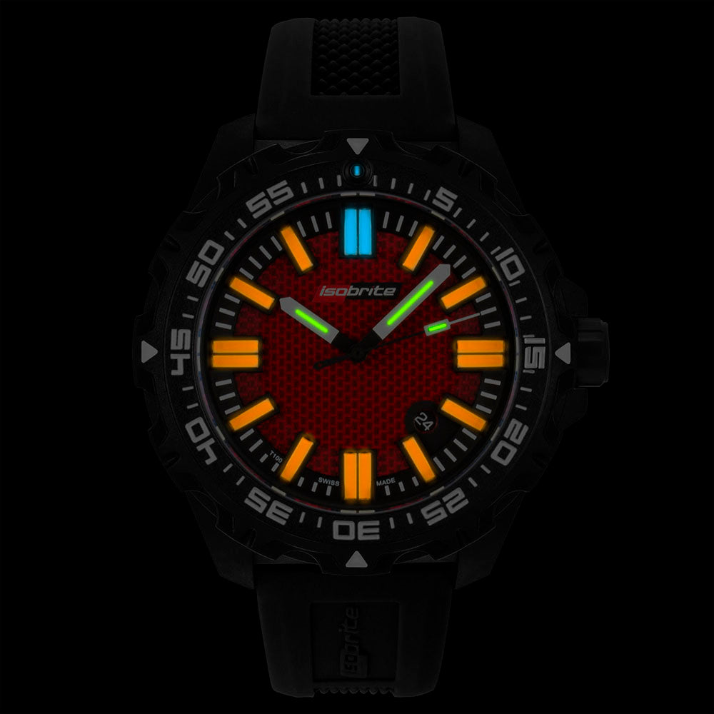 ArmourLite Isobrite ISO4003 Afterburner Red T100 Tritium Illuminated Watch