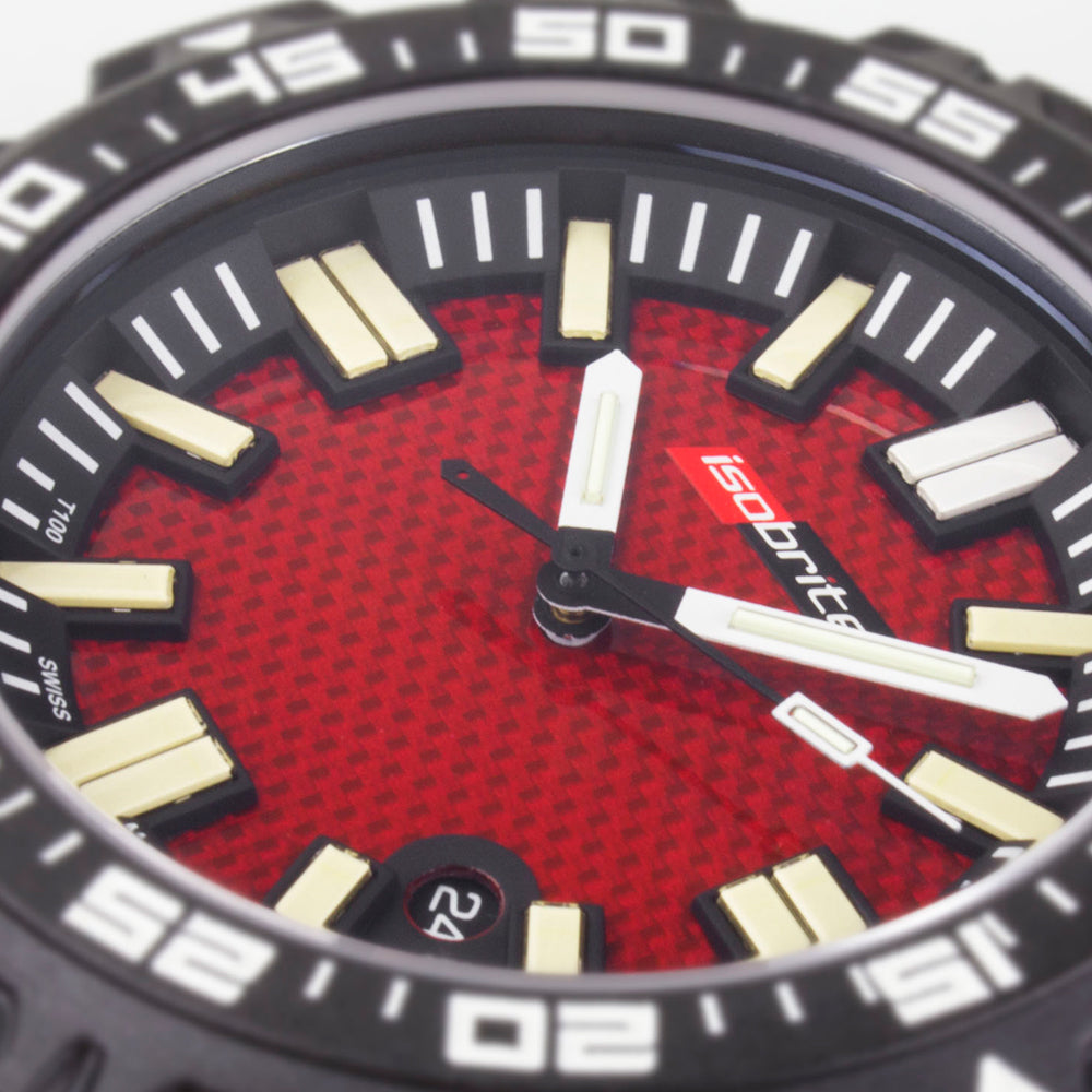 ArmourLite Isobrite ISO4003 Afterburner Red T100 Tritium Illuminated Watch