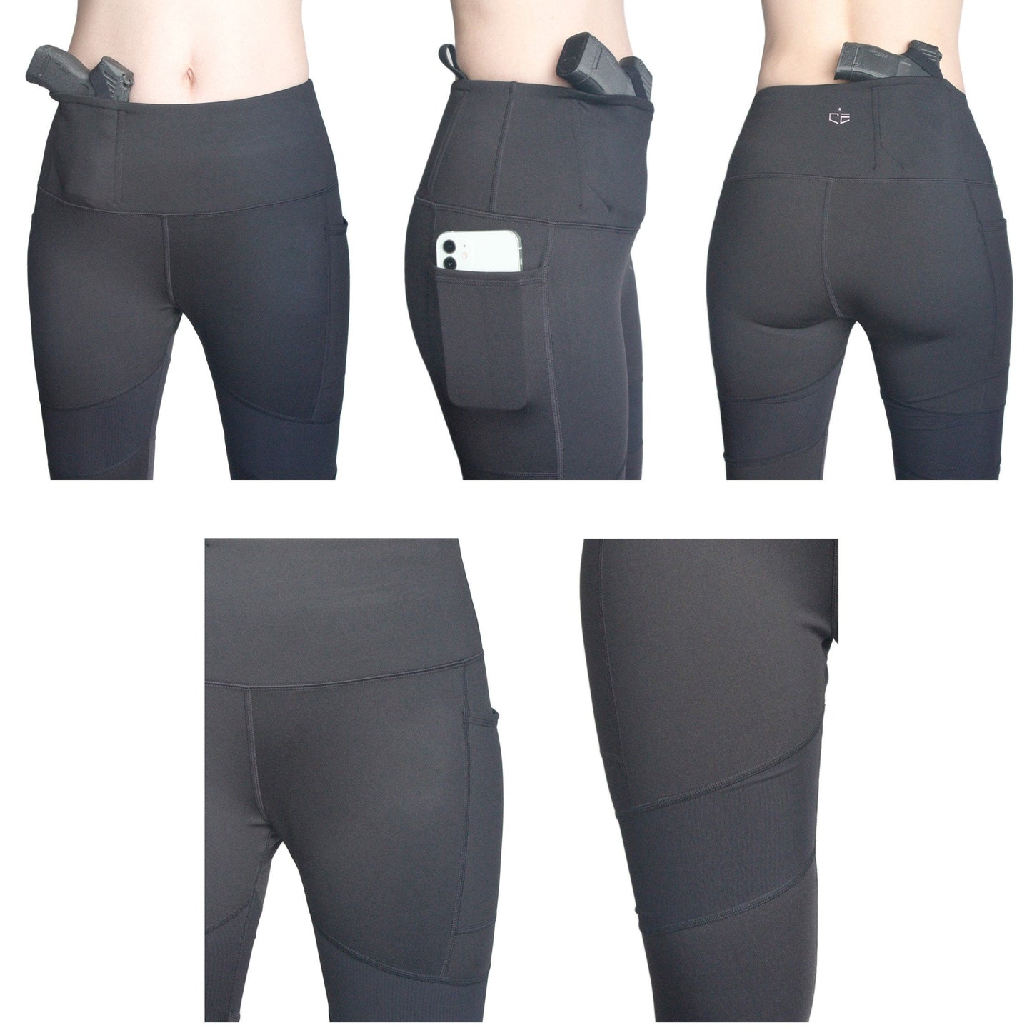 Rounded Concealed Leggings by Concealment Express