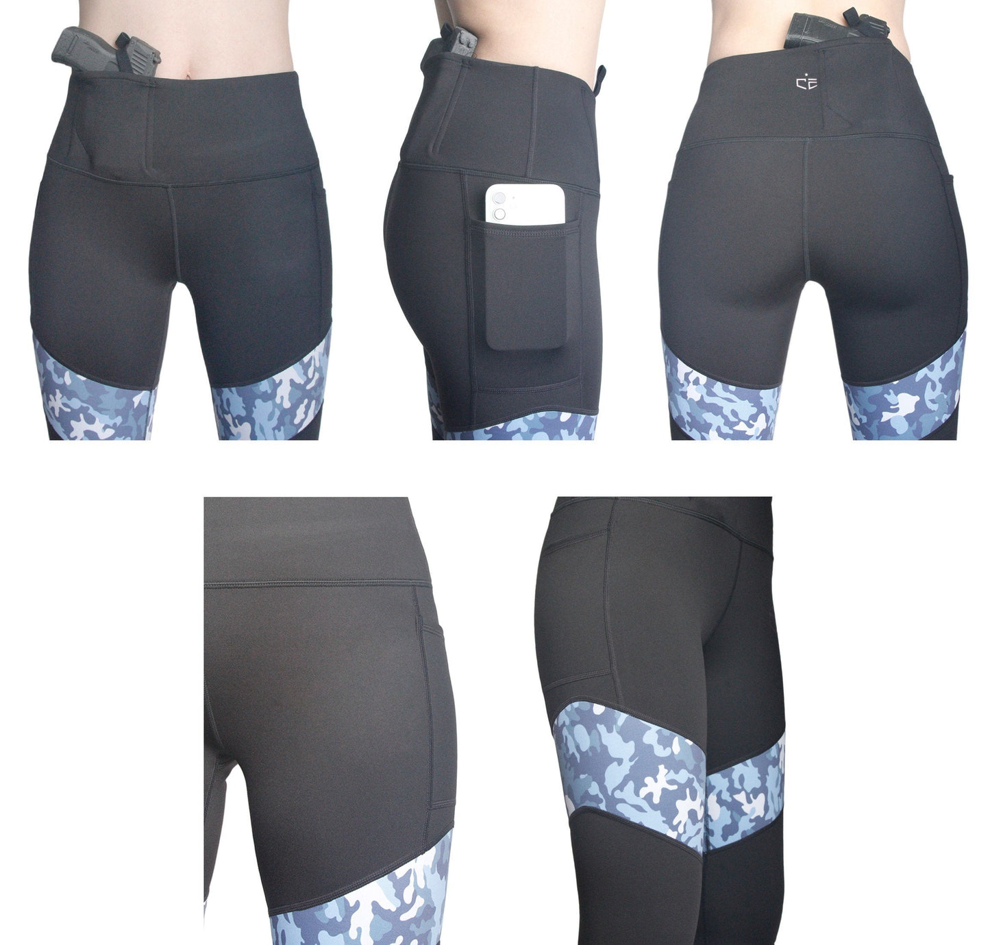 Rounded Concealed Leggings by Concealment Express